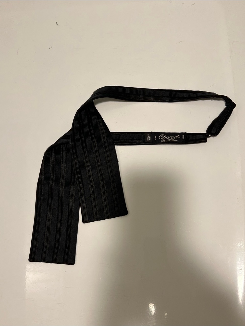Charvet Men’s Black Textured Bow Tie